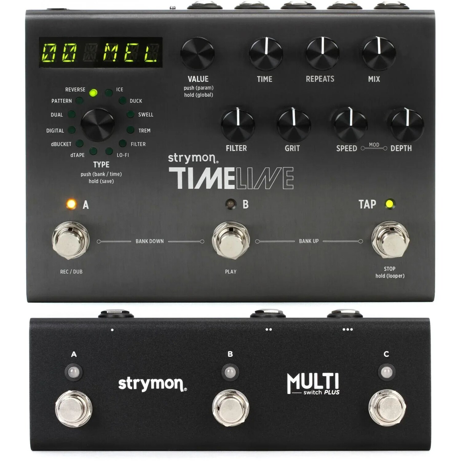

Педаль многомерной задержки Strymon TimeLine и пакет Multi Switch Plus Pack