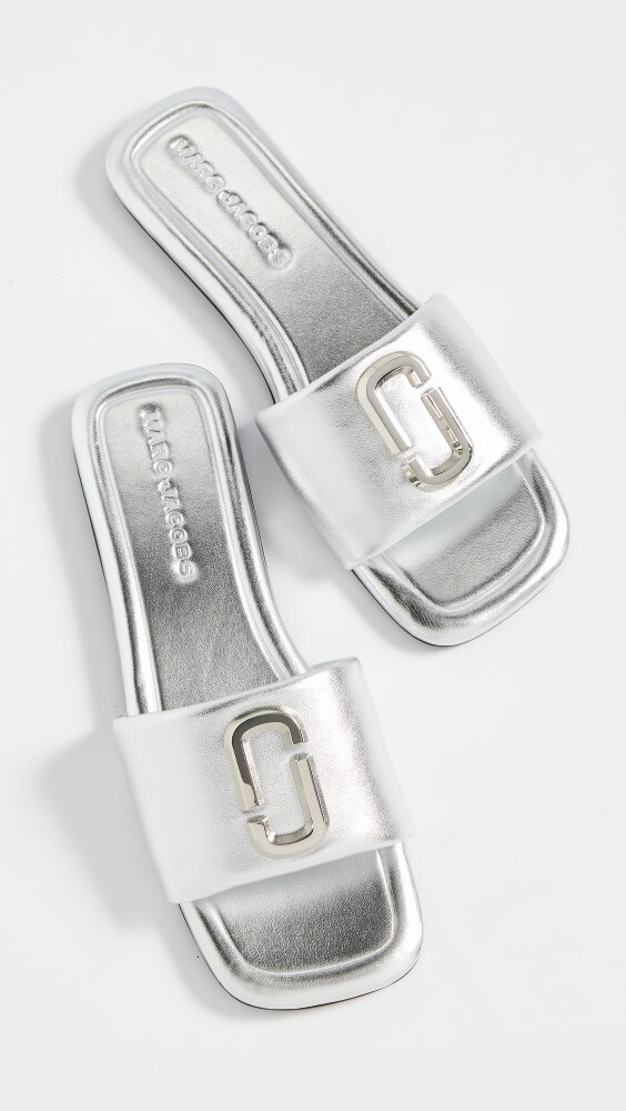 

Сандалии Marc Jacobs The J Marc Metallic, серебряный