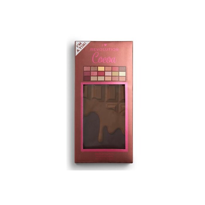 

Тени для век Paleta de Sombras Cocoa Chocolate Tin I Heart Revolution, Multicolor
