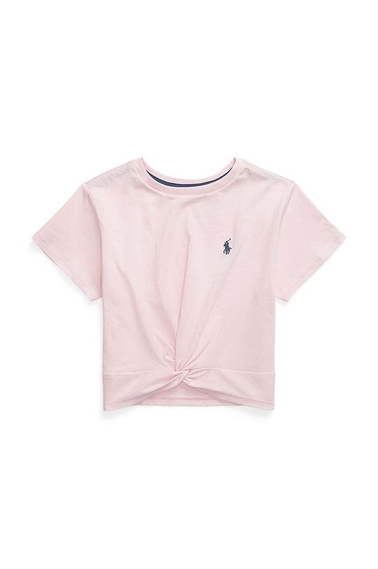 

Polo Ralph Lauren Детская хлопковая футболка, розовый