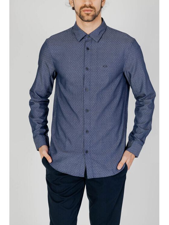

Подходящая рубашка Armani Exchange, синий