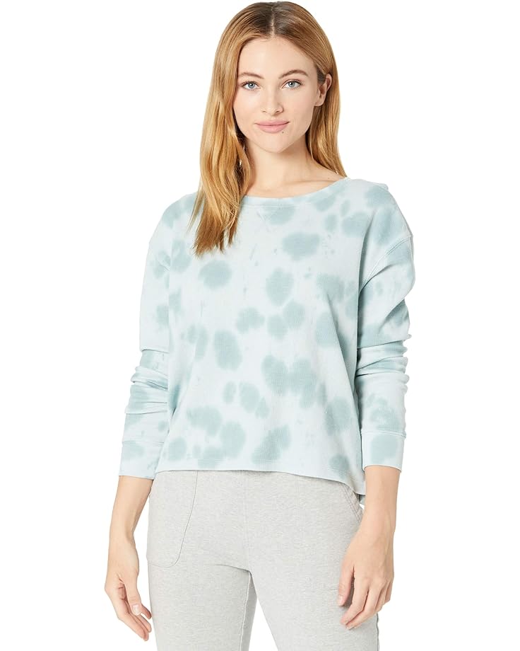 

Толстовка Splendid Cloud Tie-Dye Pullover, цвет Mint