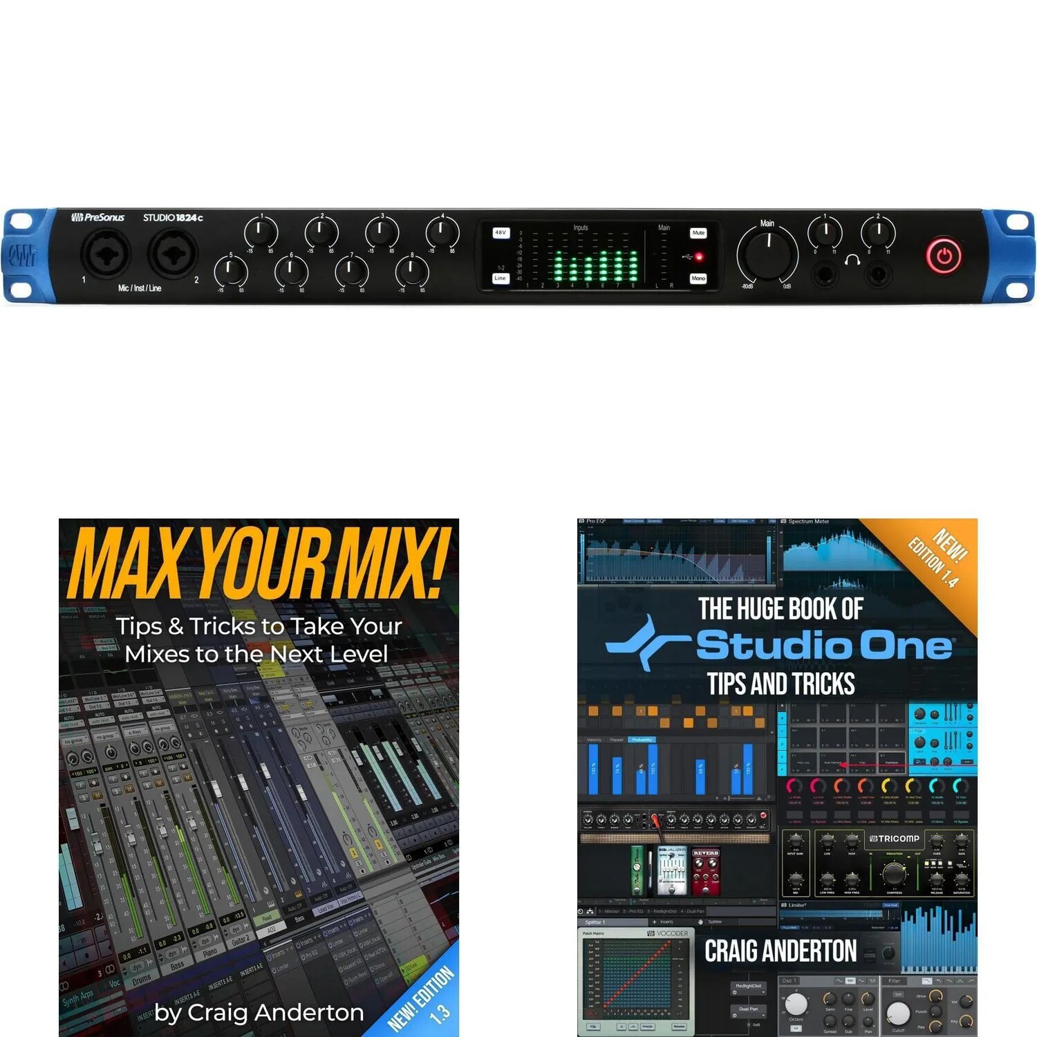

Комплект электронных книг PreSonus Studio 1824c с аудиоинтерфейсом USB-C