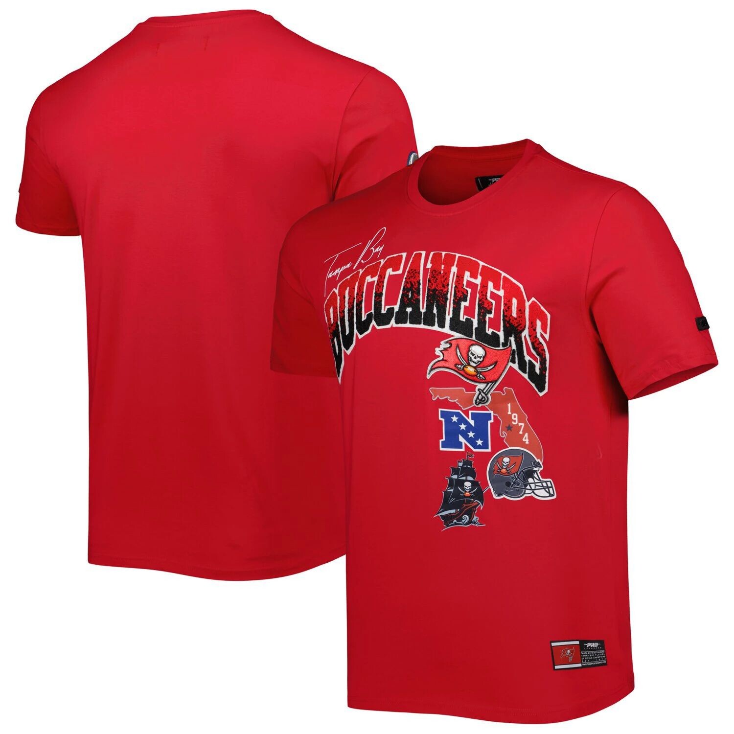

Мужская красная футболка Pro Standard Tampa Bay Buccaneers Hometown Collection, Красный