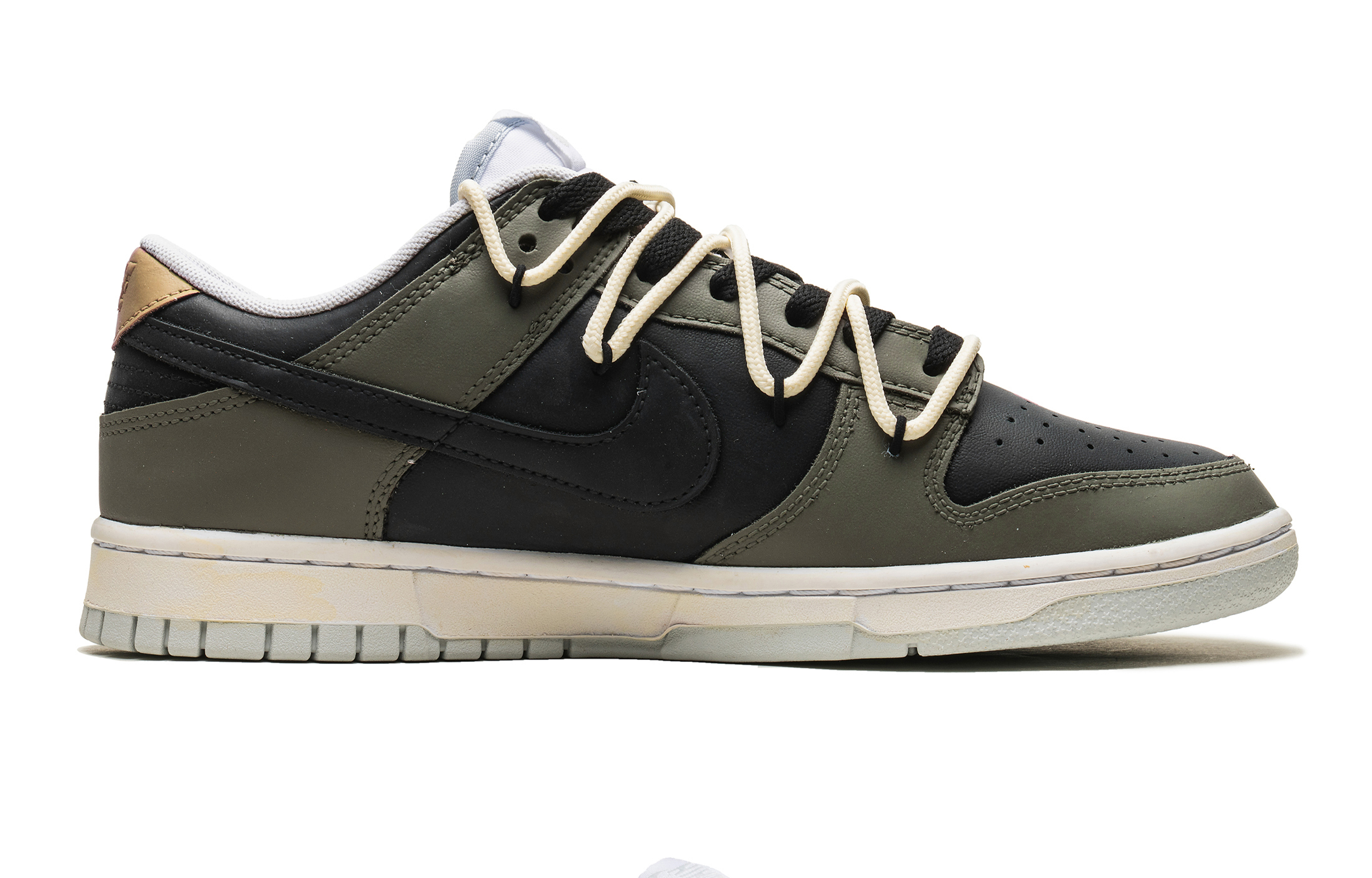 

Кроссовки Nike Dunk Skateboarding Shoes Men Low-top Black/Green, черный/зеленый