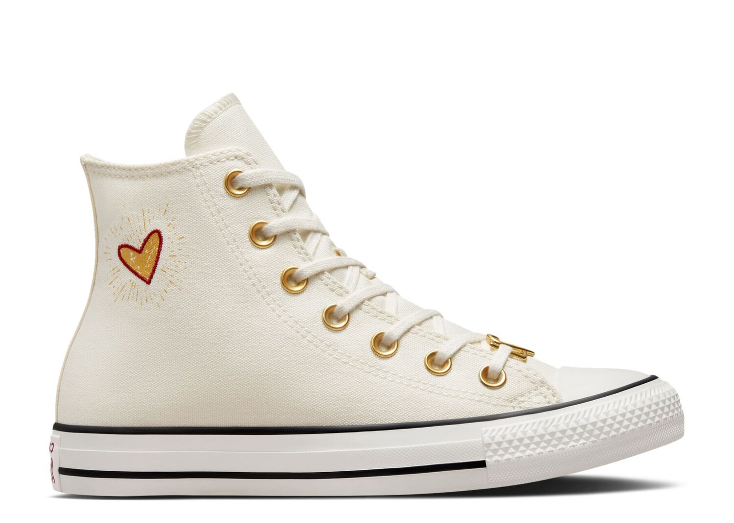 

Кроссовки Converse Wmns Chuck Taylor All Star High 'Valentine'S Day 2023 - Vintage White', кремовый, Бежевый