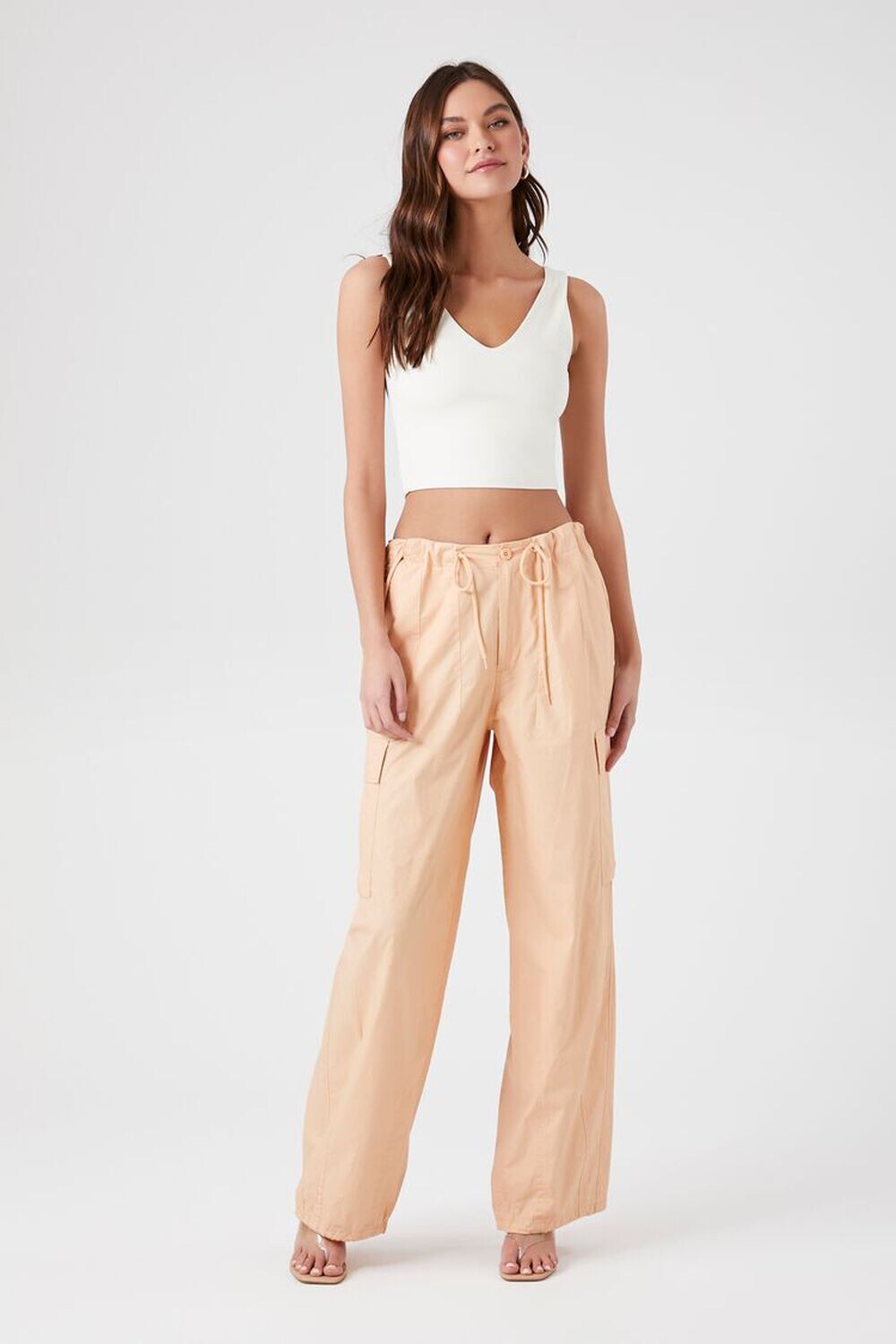 

Джоггеры карго из поплина Forever 21