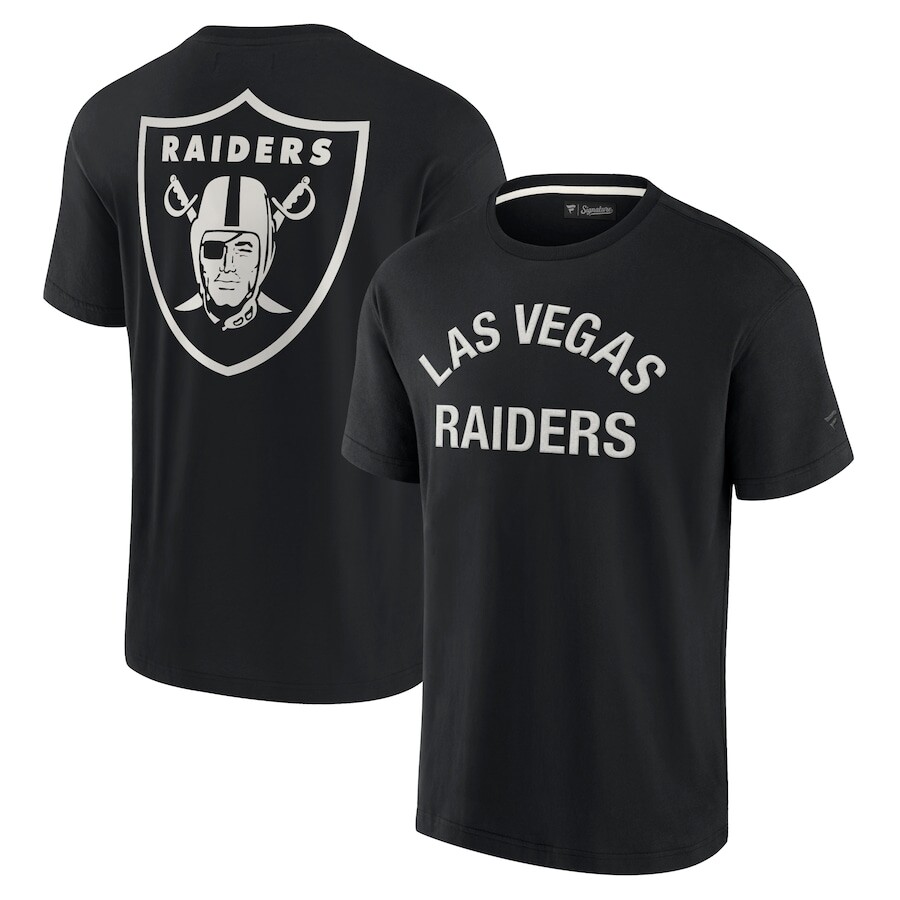 

Футболка с коротким рукавом Fanatics Signature Las Vegas Raiders, черный