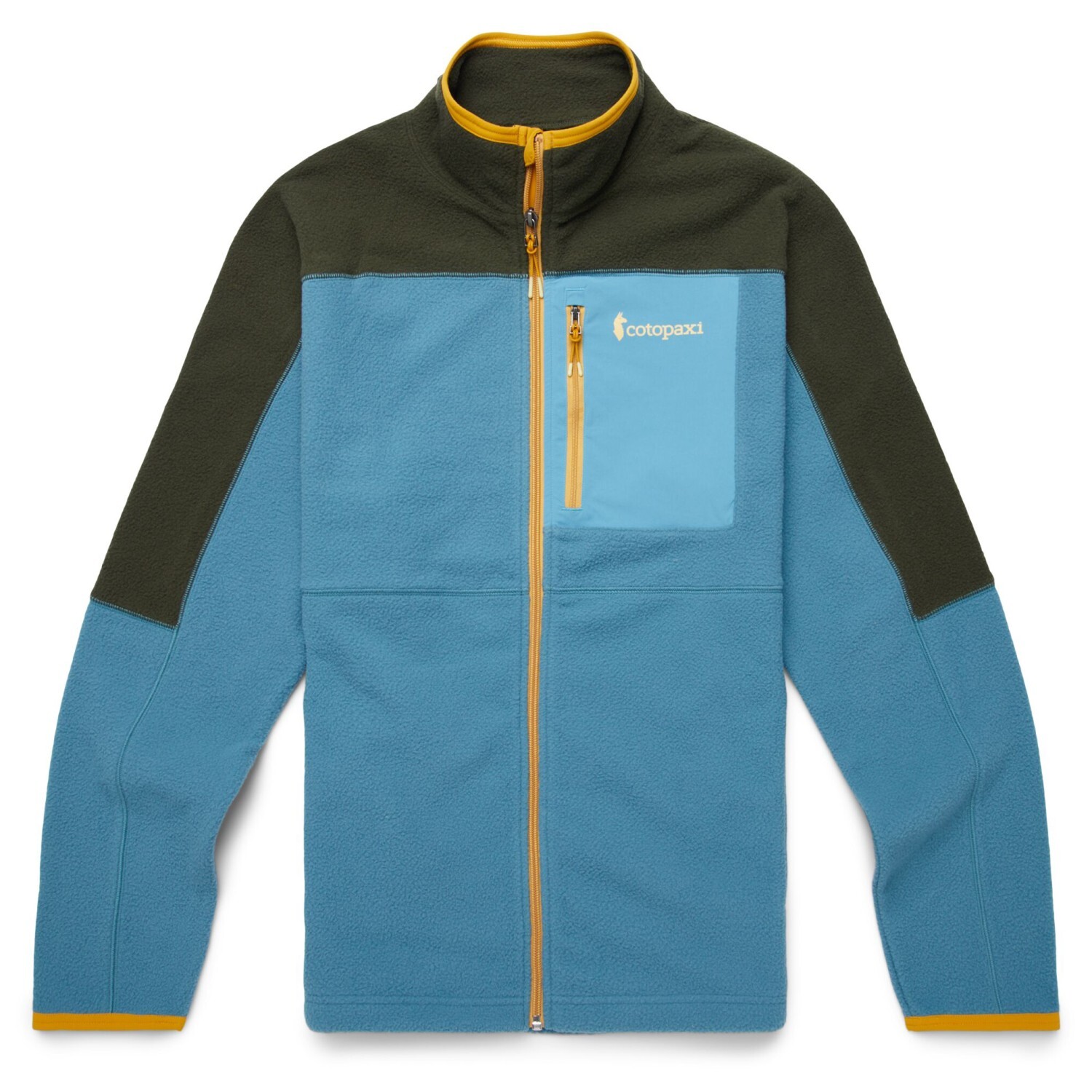 

Флисовая жилетка Cotopaxi Abrazo Fleece Full Zip, цвет Woods/Blue Spruce