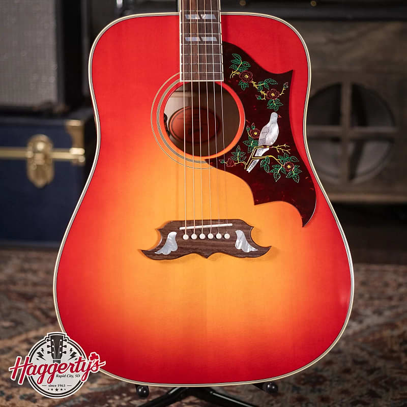 

Акустическая гитара Gibson Dove Original Dreadnought Acoustic/Electric - Vintage Cherry Sunburst with Hardshell Case