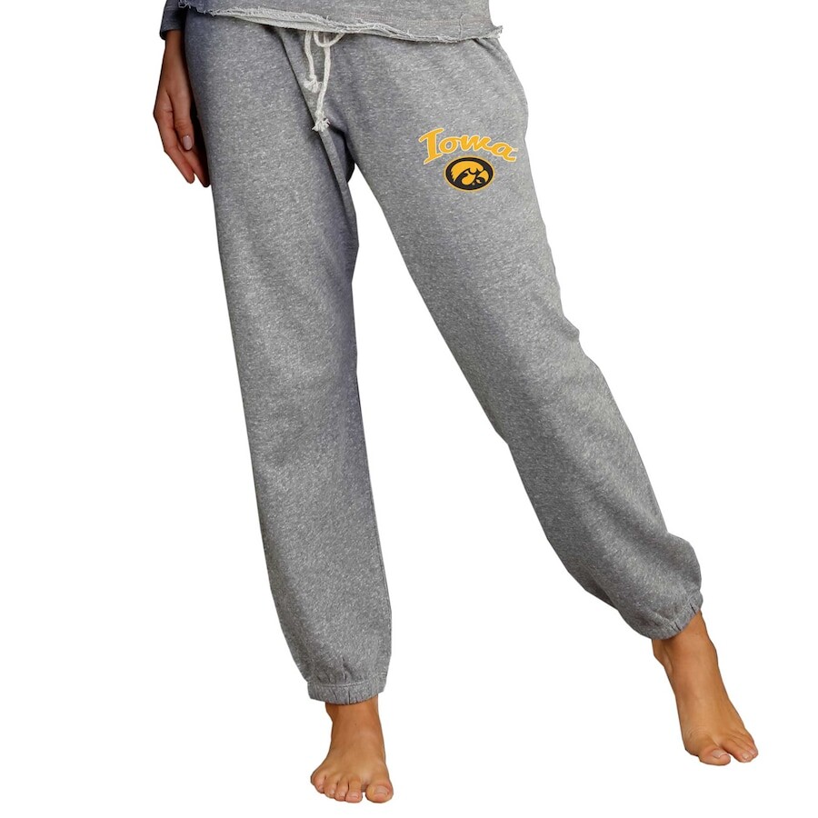 

Джоггеры Concepts Sport Iowa Hawkeyes, серый