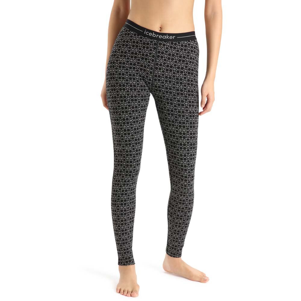 

Базовые брюки Icebreaker 250 Vertex Leggings Alpine Geo, серый
