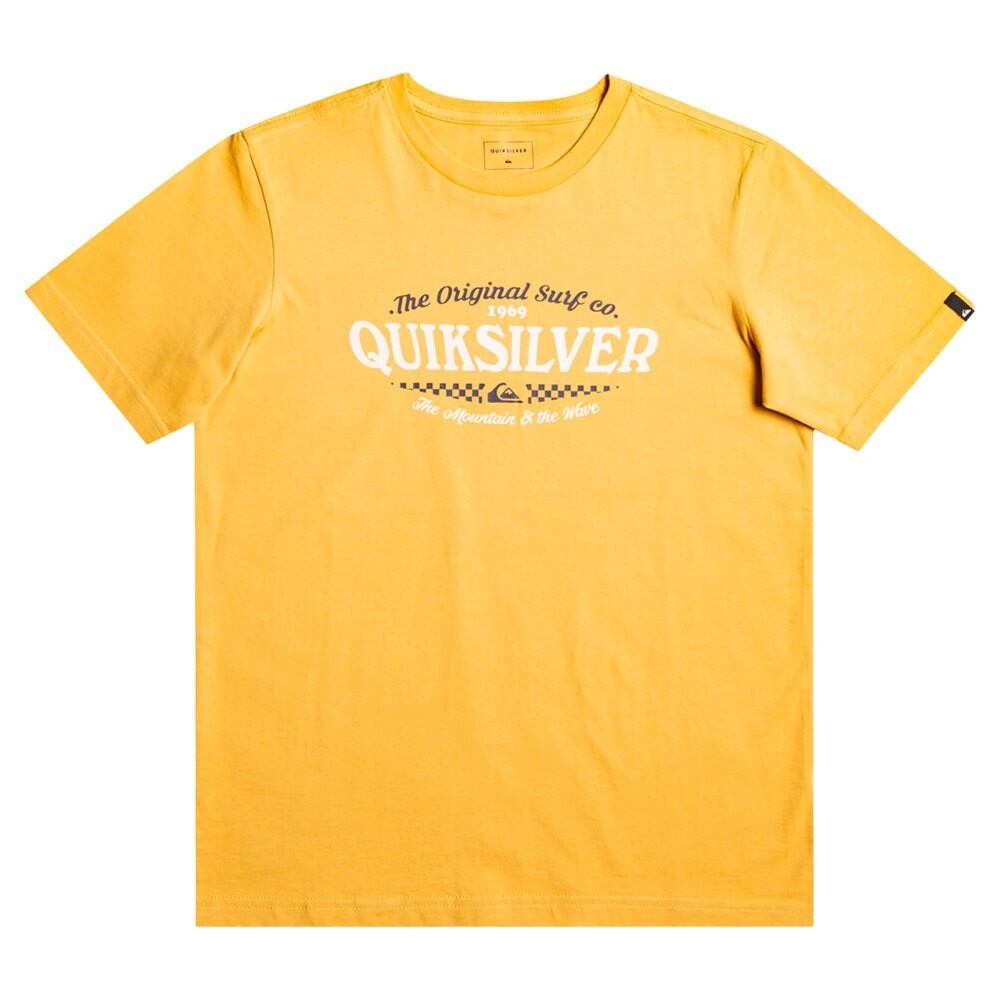 

Футболка с коротким рукавом Quiksilver Check On It, желтый