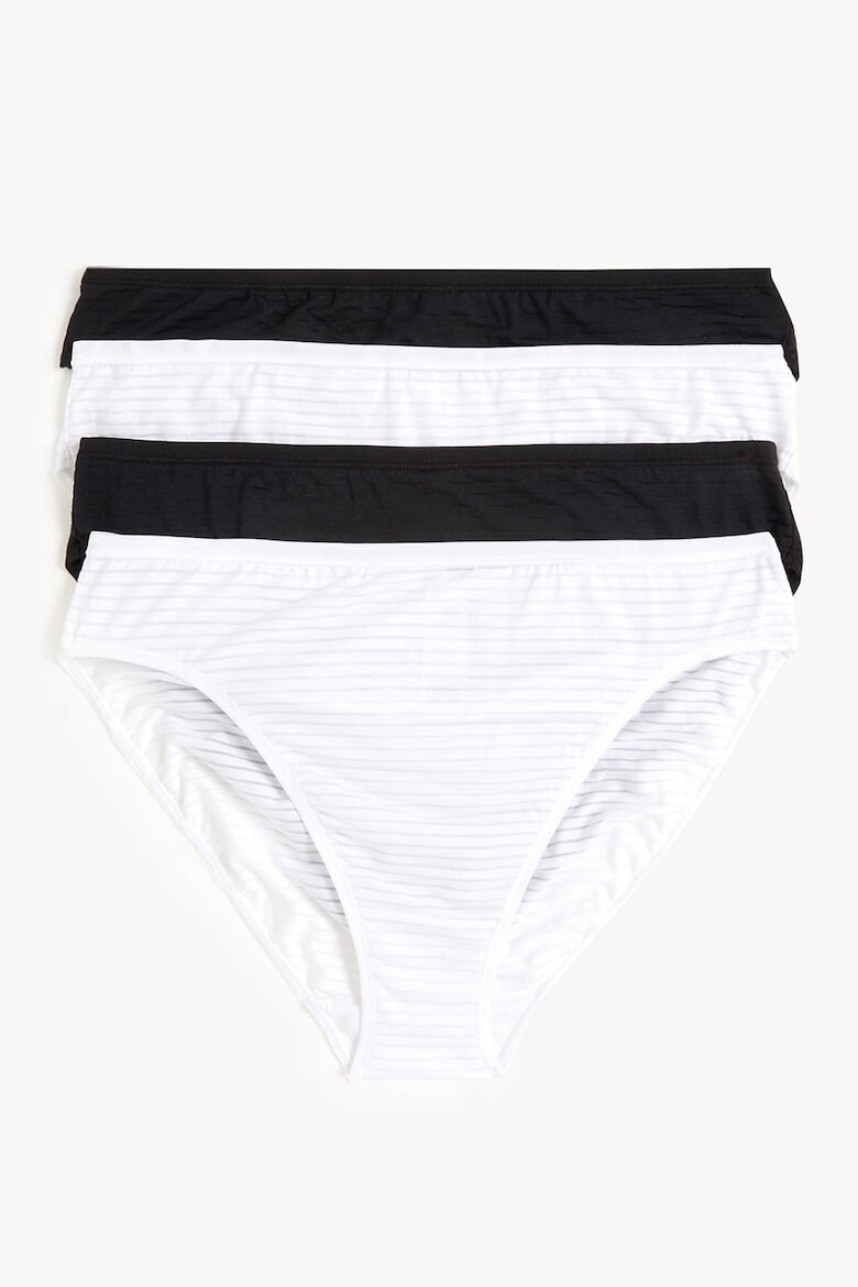 

Бикини с модалом - 4 пары Marks & Spencer, черный