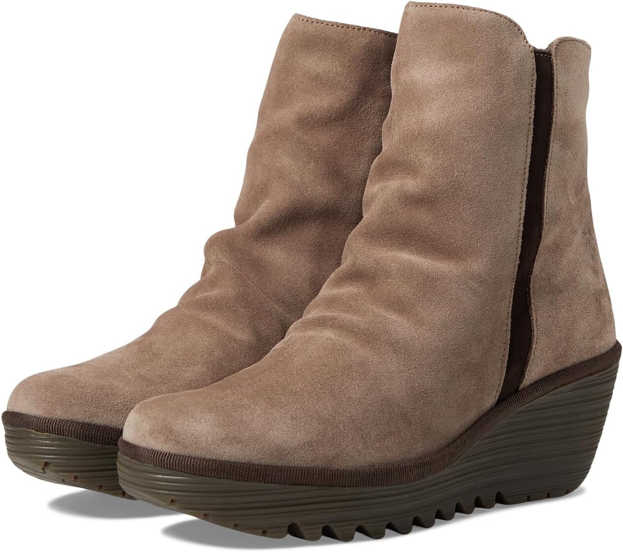 

Ботильоны YOPA461FLY FLY LONDON, цвет Taupe/Expresso Oil Suede