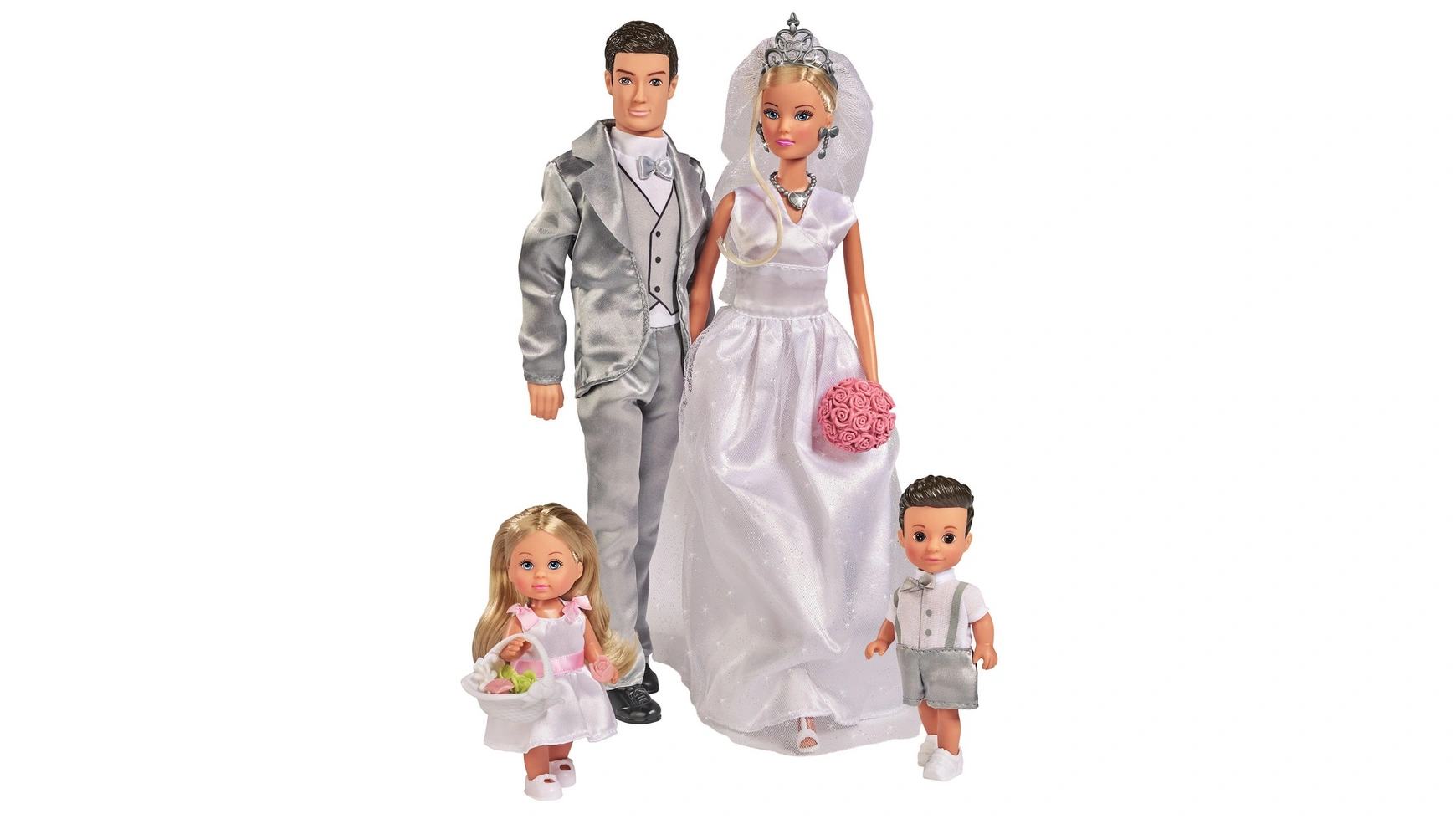 Семейный свадебный набор steffi love Simba кукла simba steffi супермаркет 29 см 5733449 разноцветный