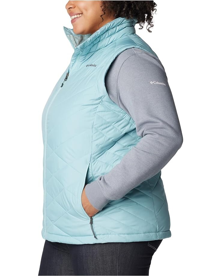 

Утепленный жилет Columbia Plus Size Heavenly Vest, цвет Aqua Haze