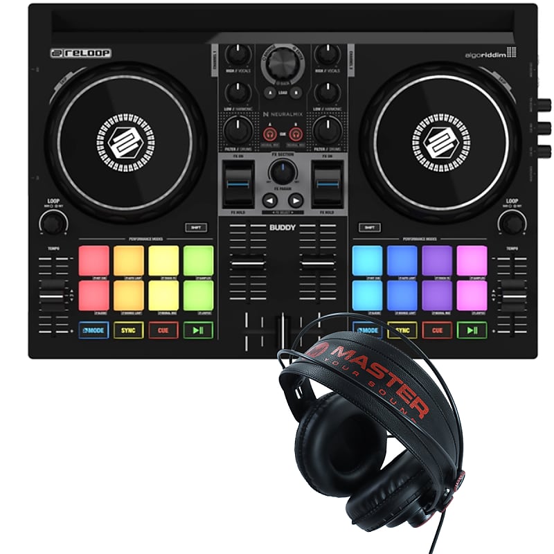DJ-Контроллер Reloop AMS-BUDDY dj контроллер reloop mixtour portable dj controller audio interface