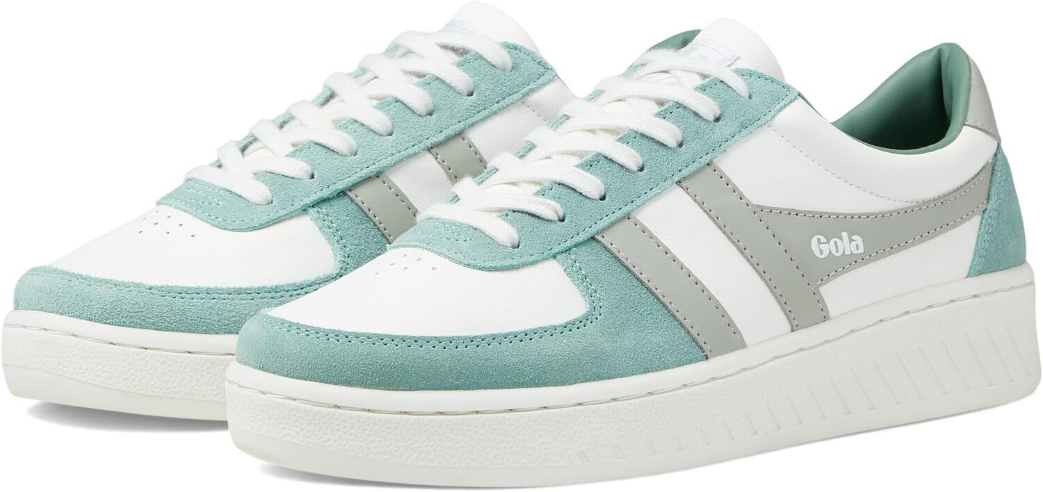 

Кроссовки Grandslam Pure Gola, цвет White/Green Mist/Light Grey