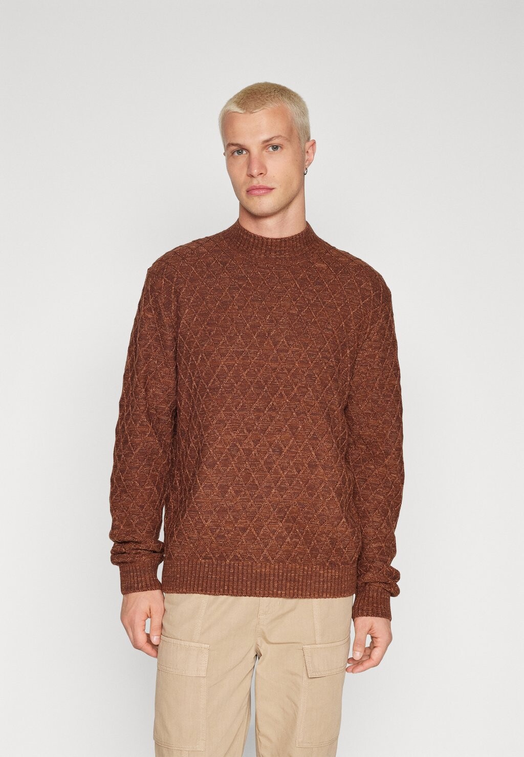 

Свитер CCZIGGI MOCK NECK LN Jack & Jones, ириска