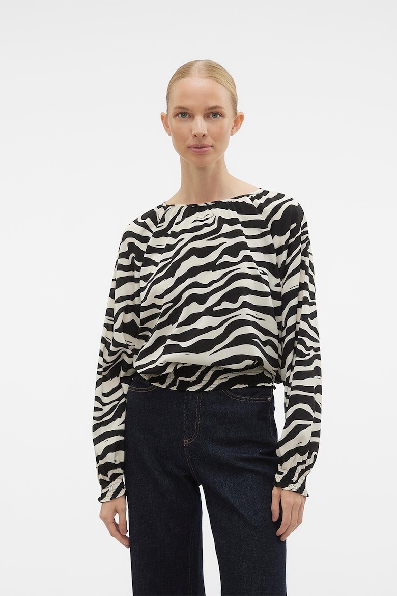 

Блузка с овальным вырезом Vero Moda, черный