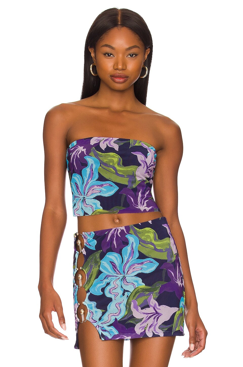 

Топ Song of Style Remmy Tube, цвет Kanha Floral Multi