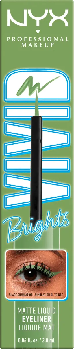 

Жидкая подводка для глаз Matt Vivid Bright 02 Ghosted Green 20мл NYX PROFESSIONAL MAKEUP