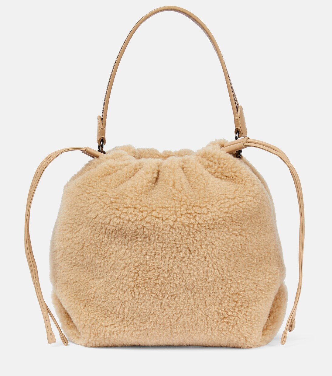 

Тедди рюкзак Brunello Cucinelli, коричневый