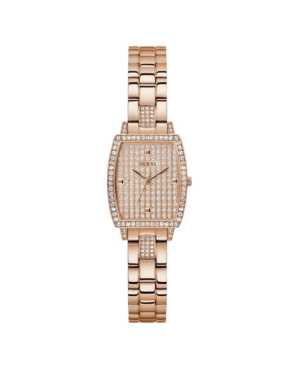 Женские часы Brilliant GW0611L3 со стальным ремешком из розового золота Guess, золотой цена и фото
