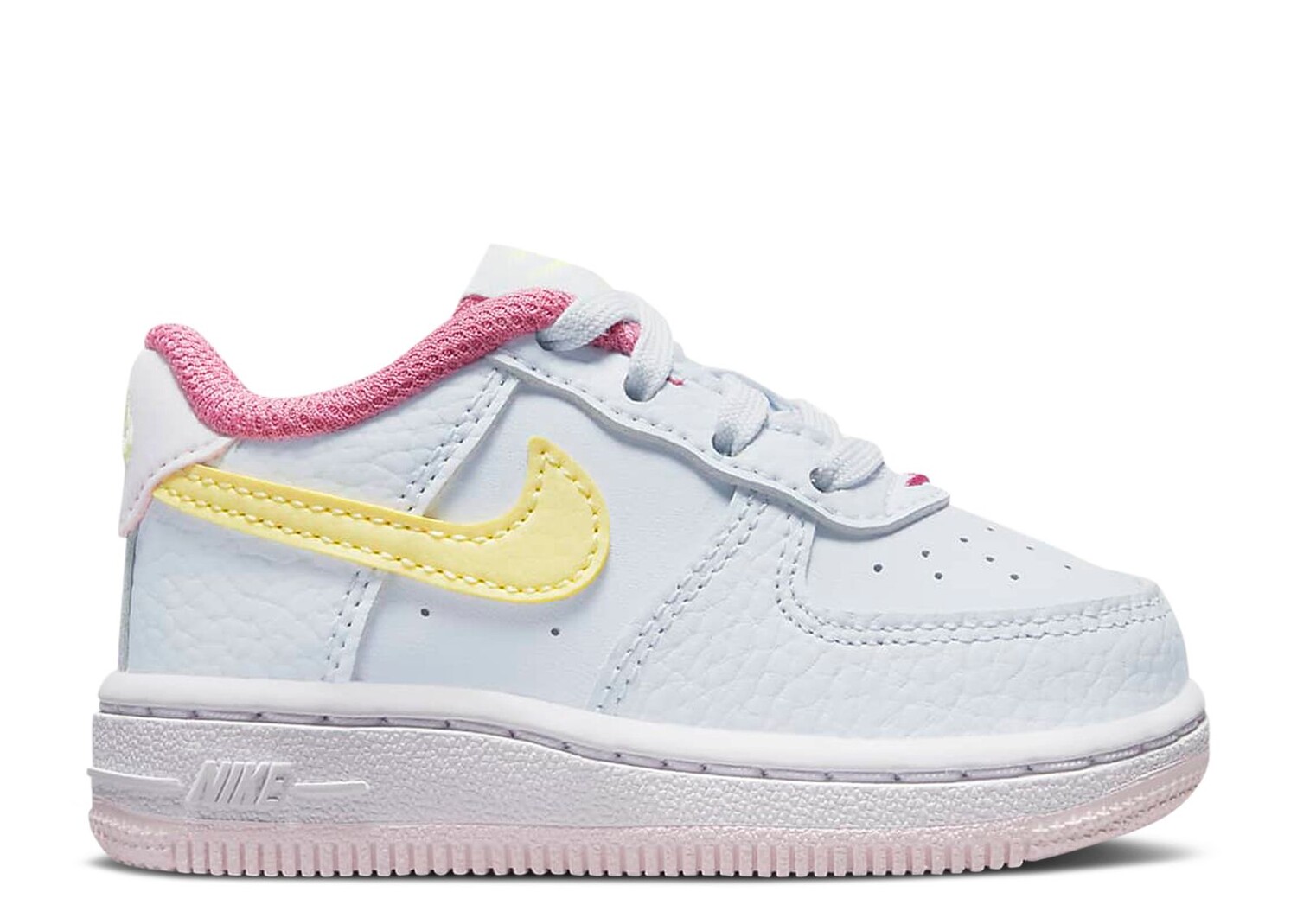 

Кроссовки Nike Force 1 Td 'Grey Citron Fuchsia', серый