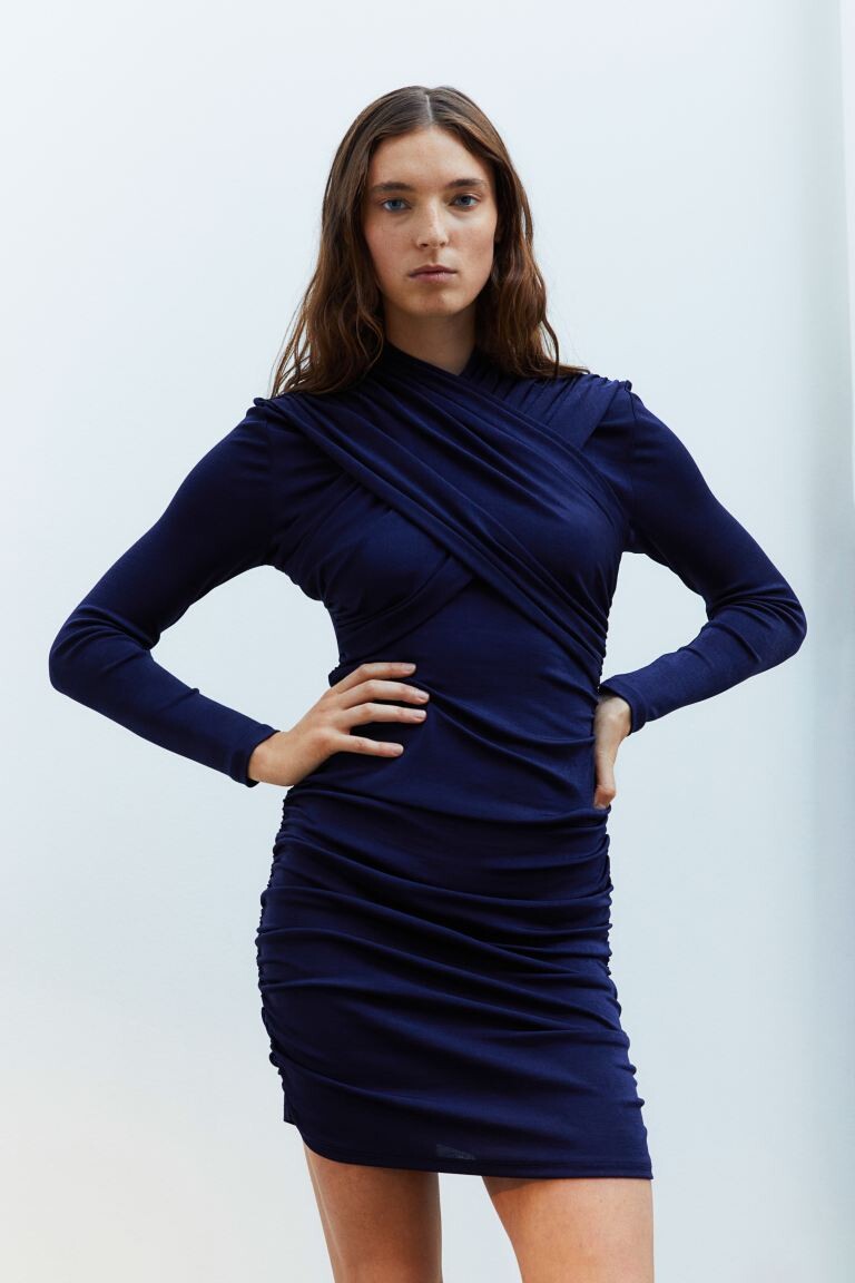 

Платье из джерси с драпировкой H&M