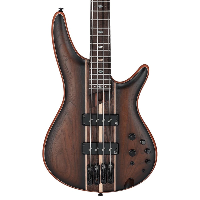 Басс гитара Ibanez SR1350BDUF SR Premium 4-String Electric Bass w/Bag - Dual Mocha Burst Flat