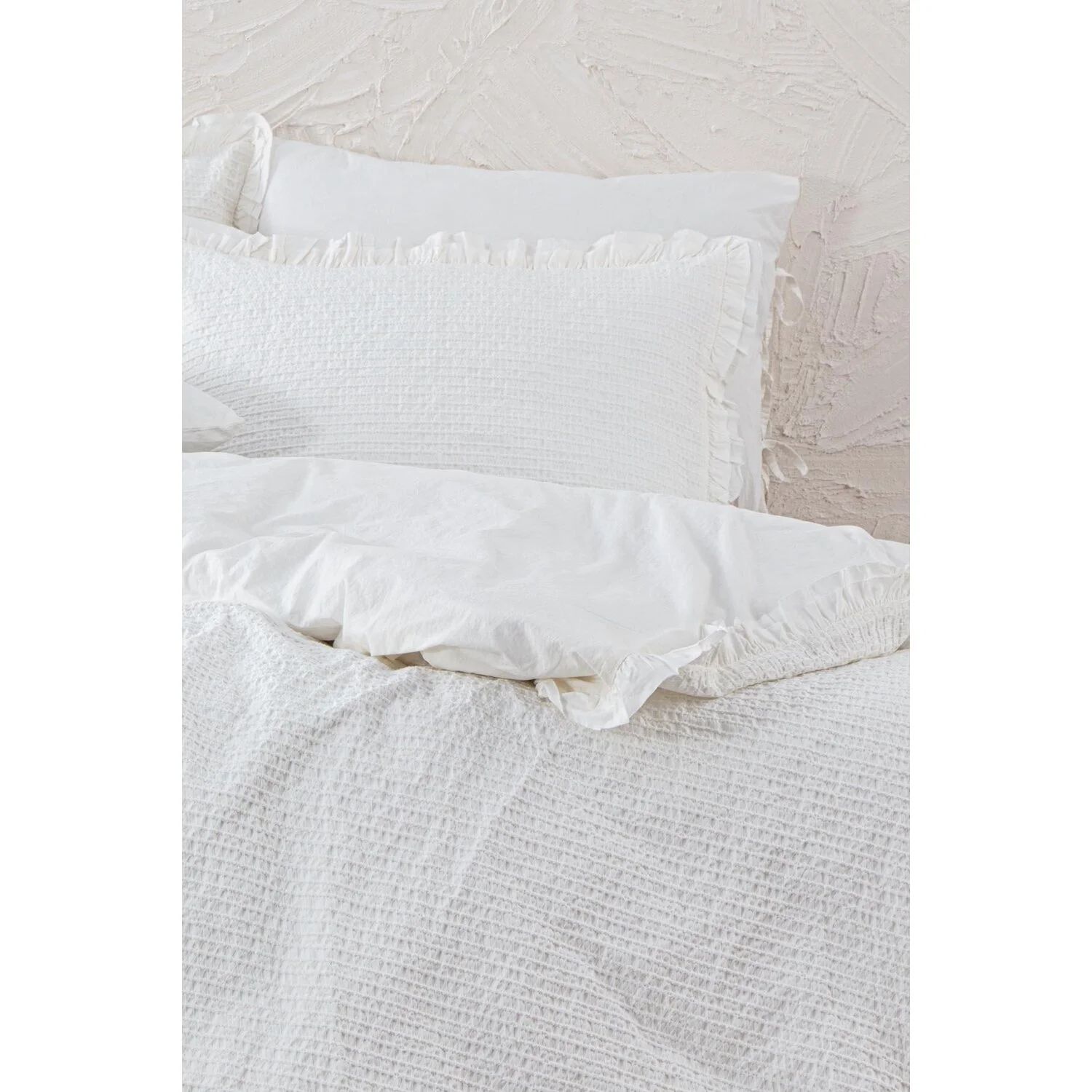 Комплект постельного белья Ecocotton Ayda из 100% органического хлопка кремового цвета 200X220 см