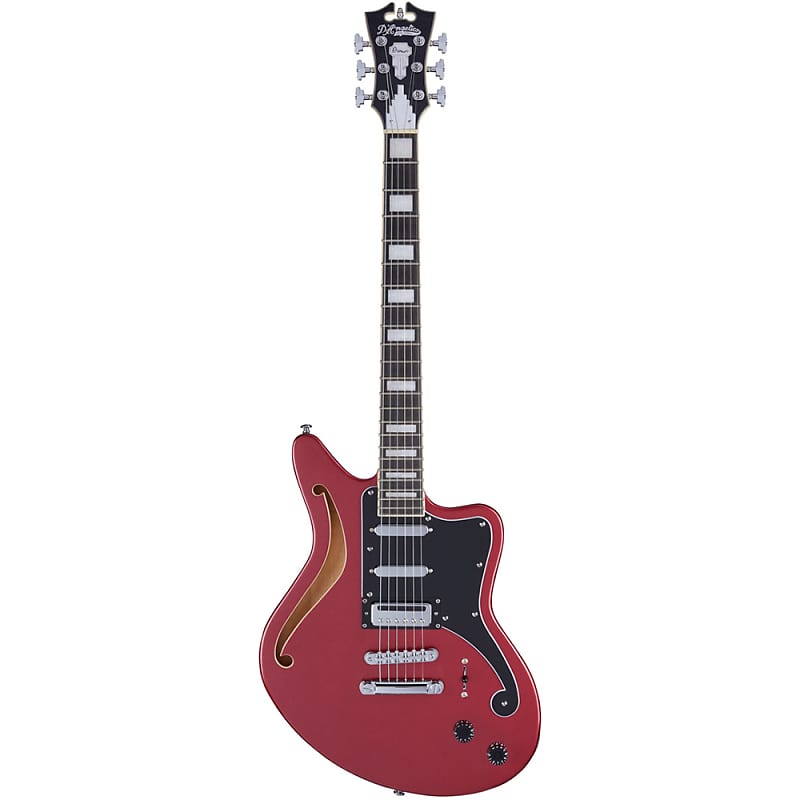цена Электрогитара D'Angelico DAPBEDSHOXBCS Premier Bedford Semi-Hollow Guitar, Oxblood