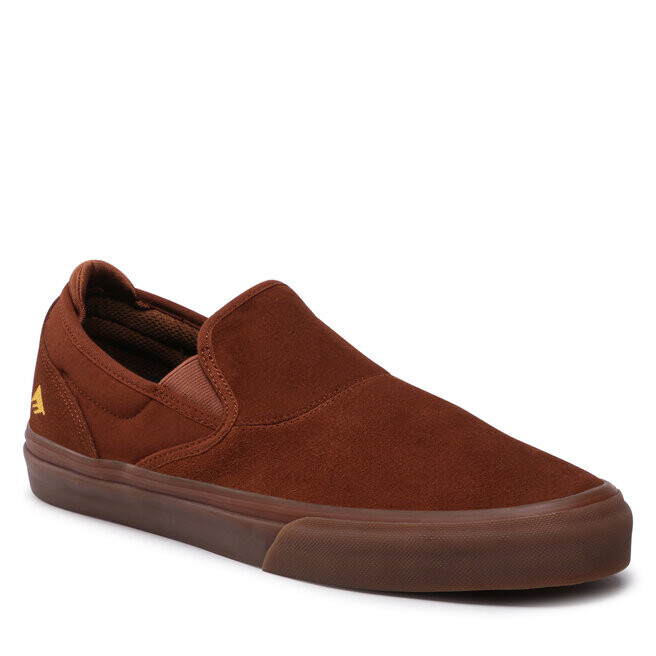 

Кроссовки Emerica WinoSlip-On, коричневый