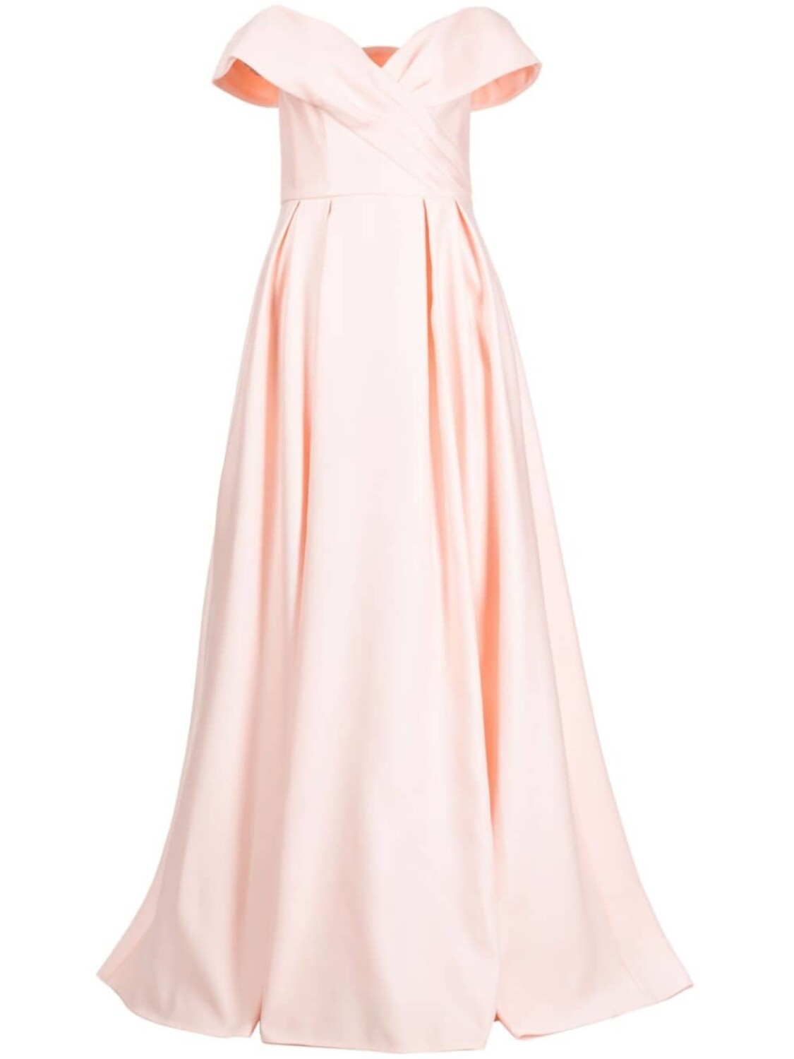 

Marchesa Notte длинное платье Duchess, розовый
