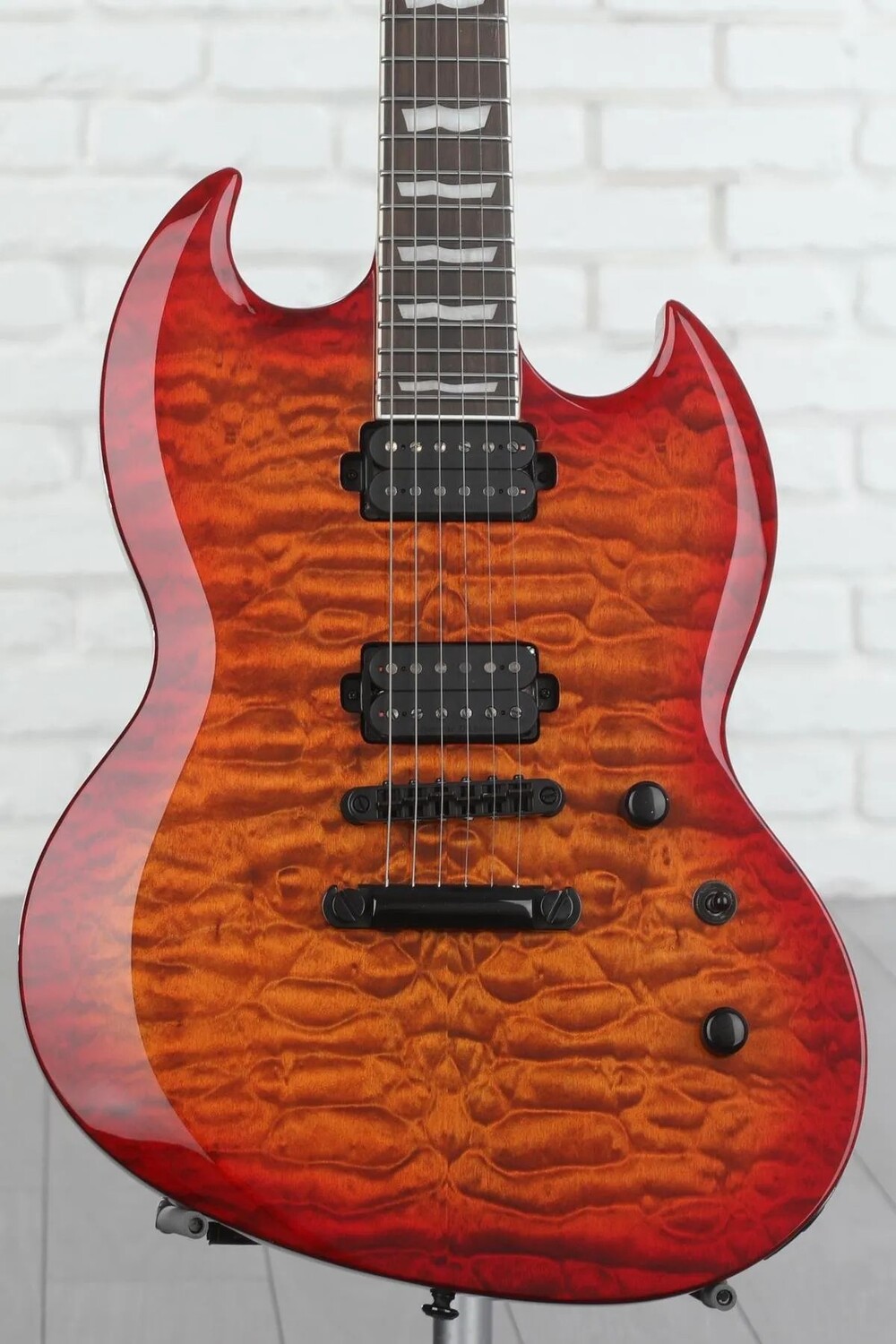 

ESP LTD Viper-1000 QM - Тигровый глаз Sunburst