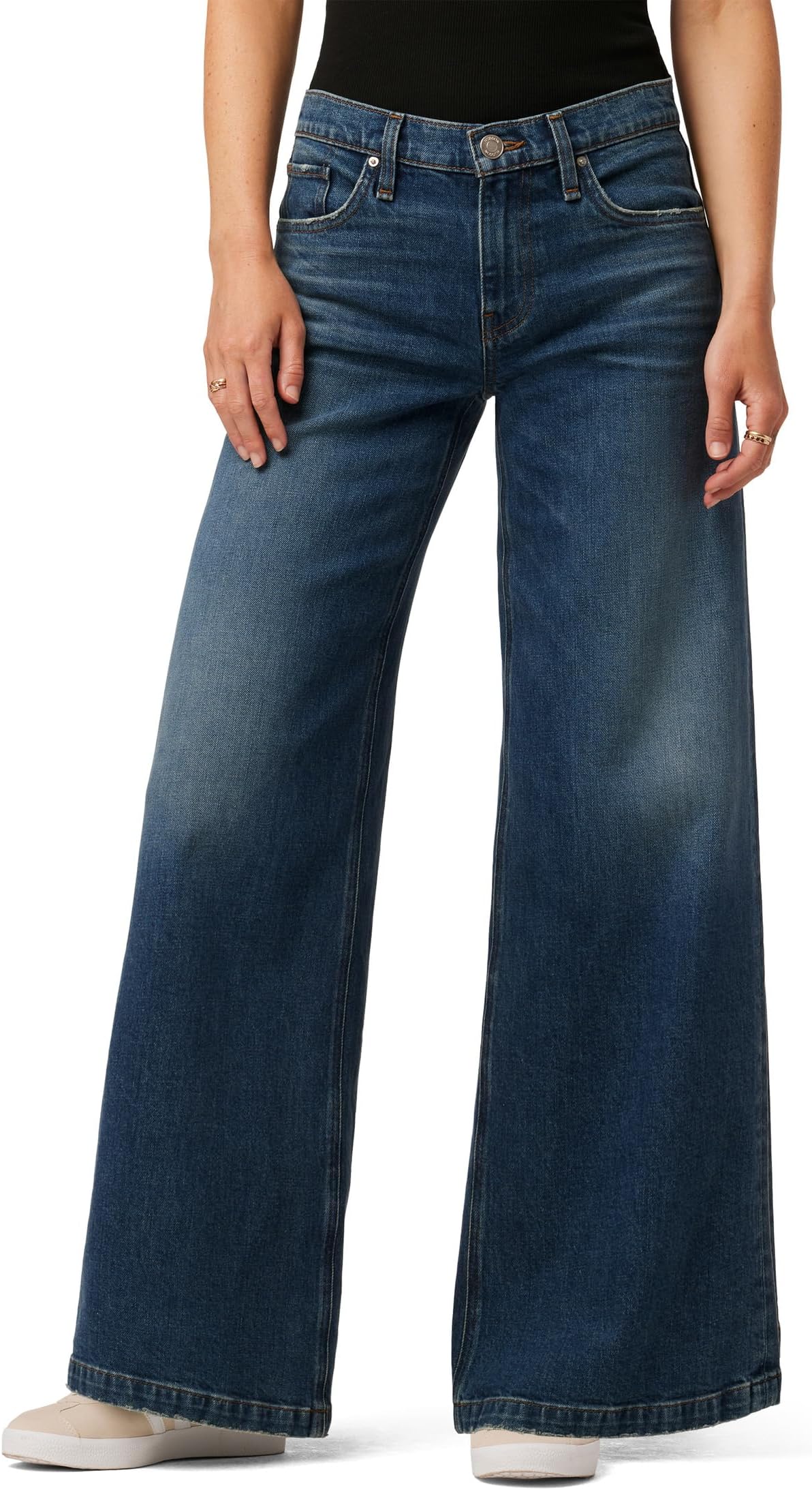 Джинсы Freya Mid-Rise Skater Pants in Deep Blue Vintage Hudson Jeans, цвет Deep Blue Vintage