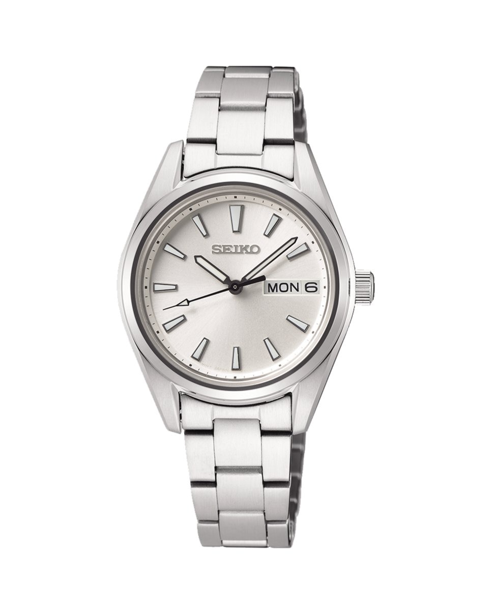 цена Женские часы Neo classic SUR349P1 со стальным и серебряным ремешком Seiko, серебро