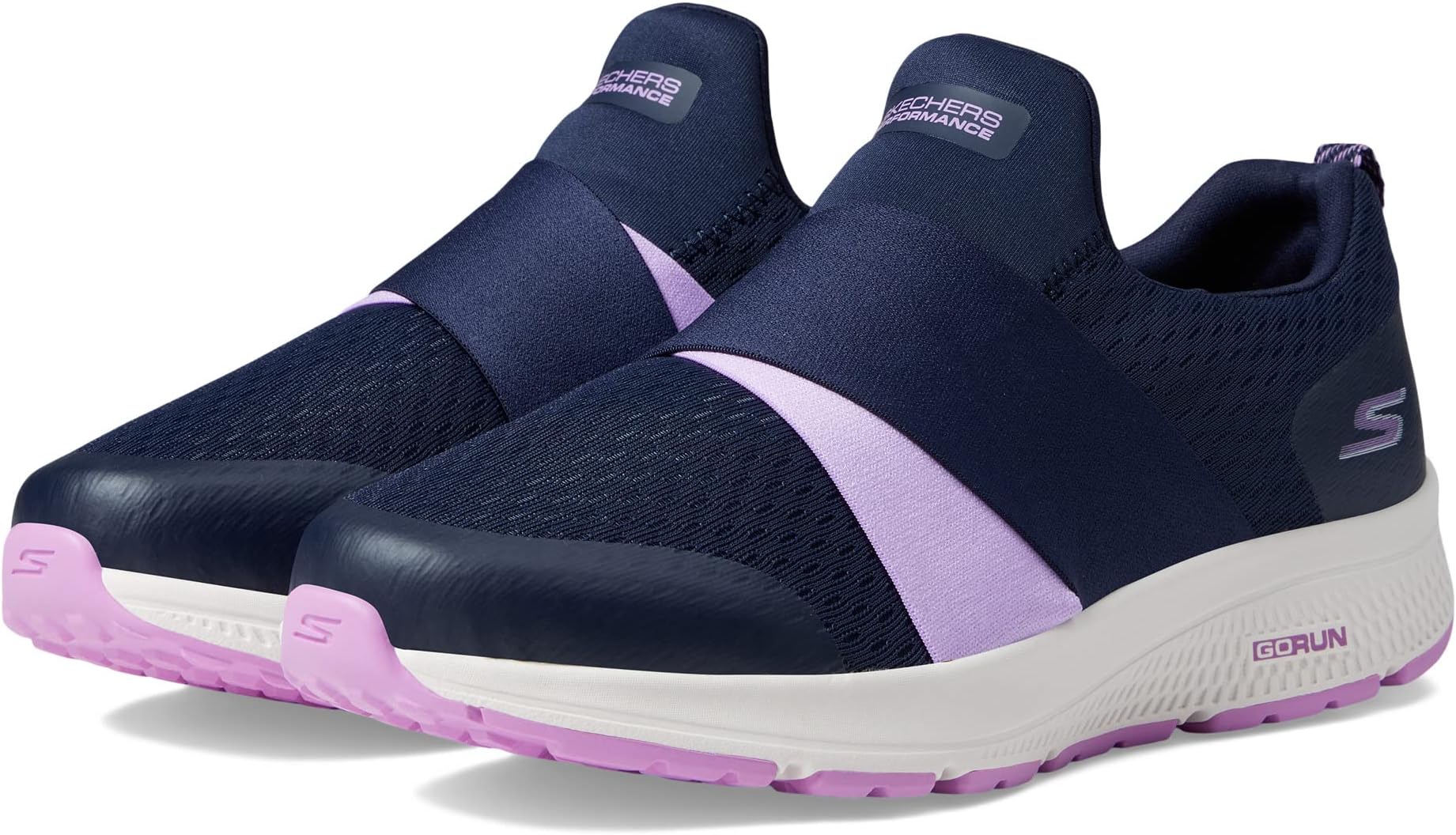 

Кроссовки Go Run Consistent - Astra SKECHERS, цвет Navy/Lavender, Синий