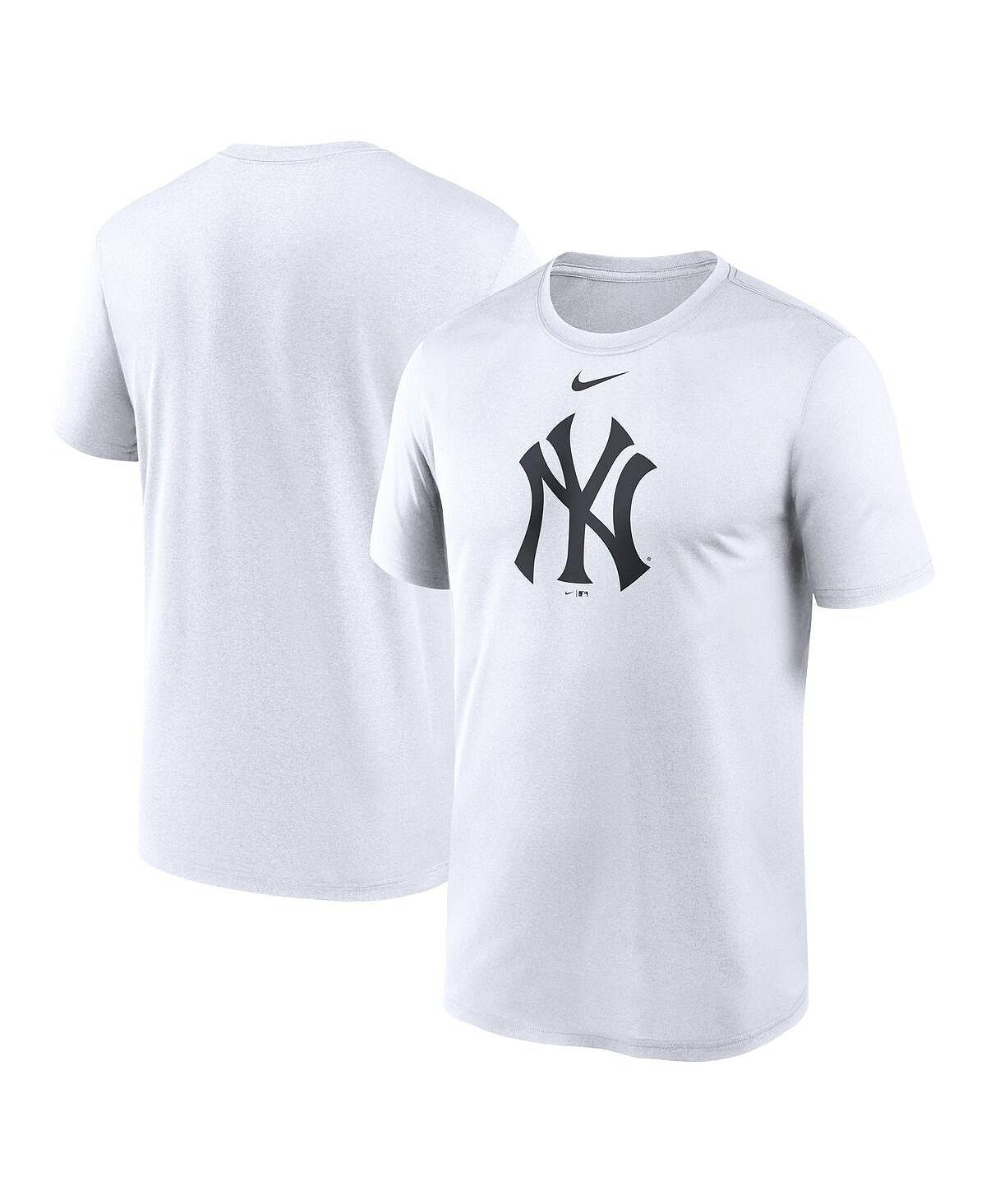 

Мужская белая футболка с логотипом New York Yankees New Legend Nike, Белый