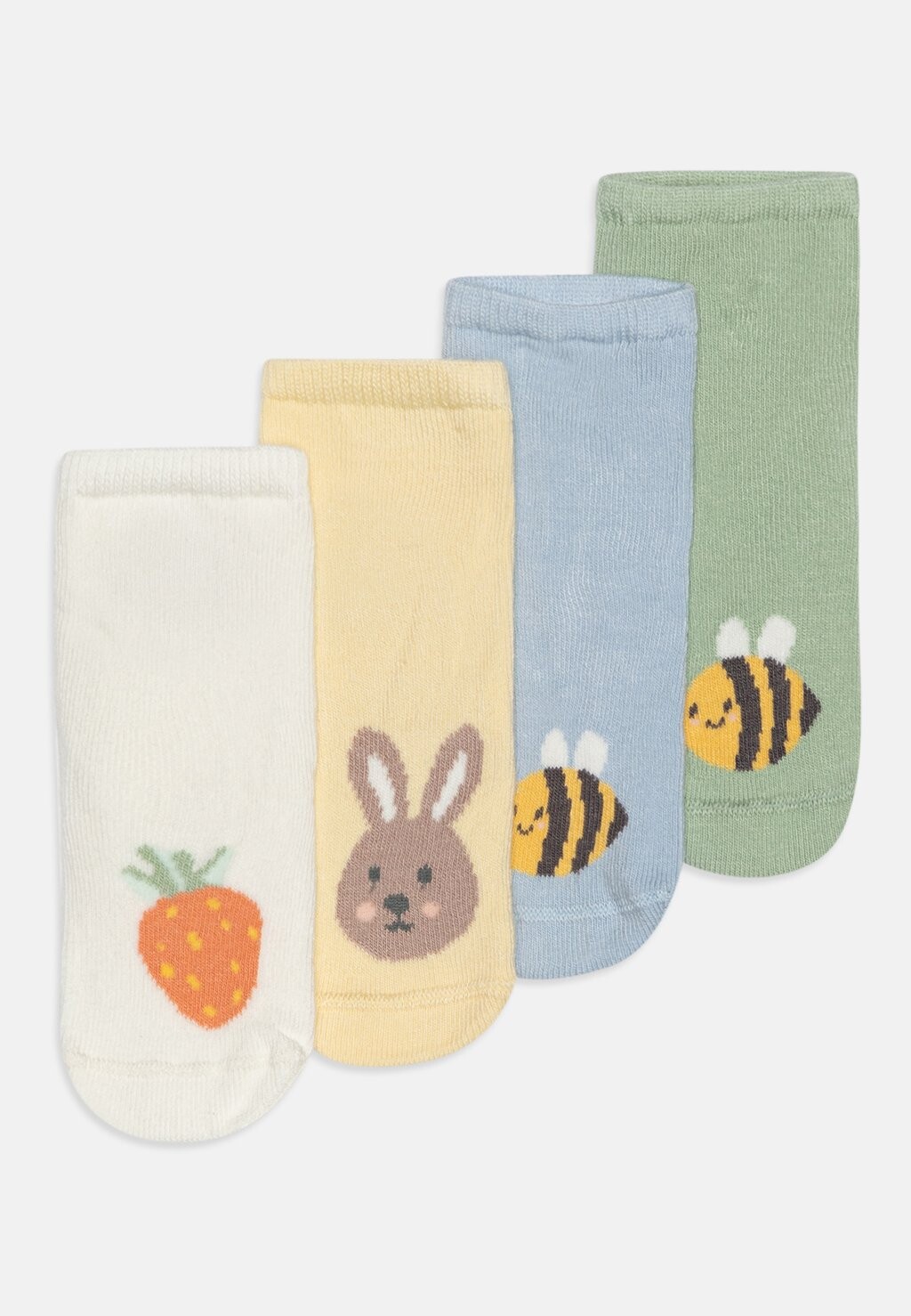 

Носки SOLID AND PATTERN UNISEX 4 PACK Lindex, цвет light blue