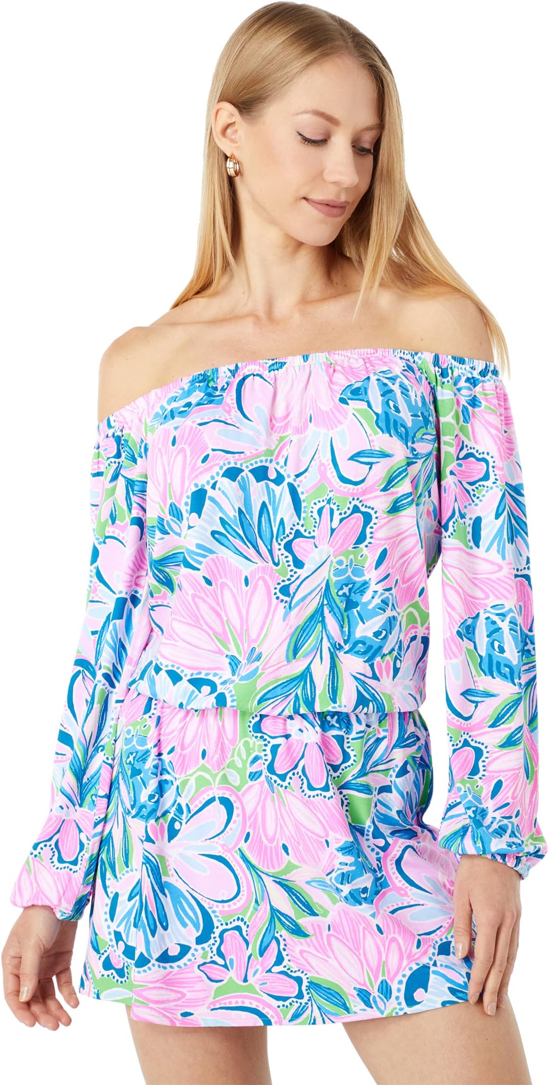 

Комбинезон Lana Skort Lilly Pulitzer, цвет Gecko Green Tiger Sunrise