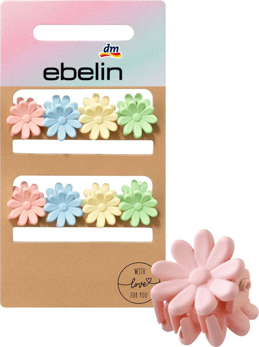 Заколки для волос в форме маленького цветка 8 шт. ebelin