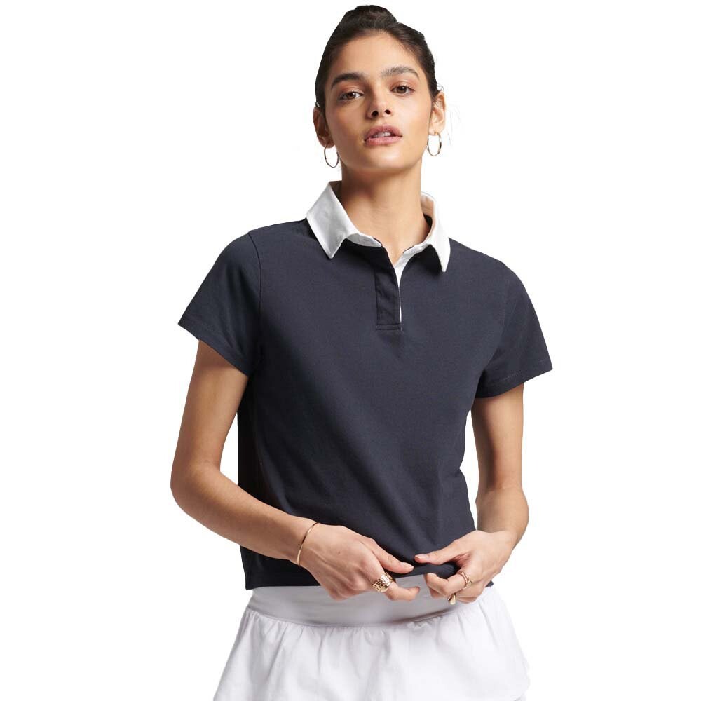 

Поло Superdry Vintage Rugby Top, синий