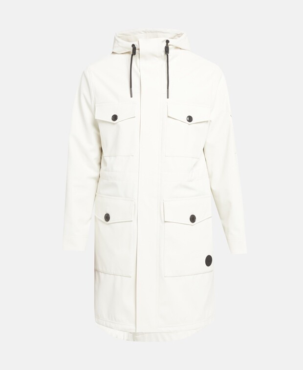 

Кожаное пальто Ted Baker, белый