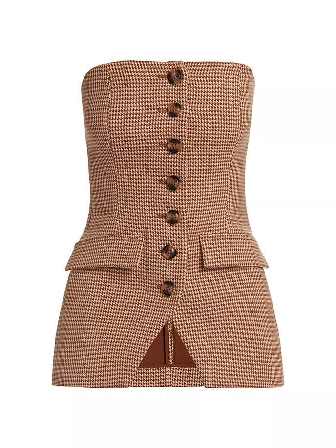 

Бюстье Фиби Хаундстут Favorite Daughter, цвет toffee houndstooth