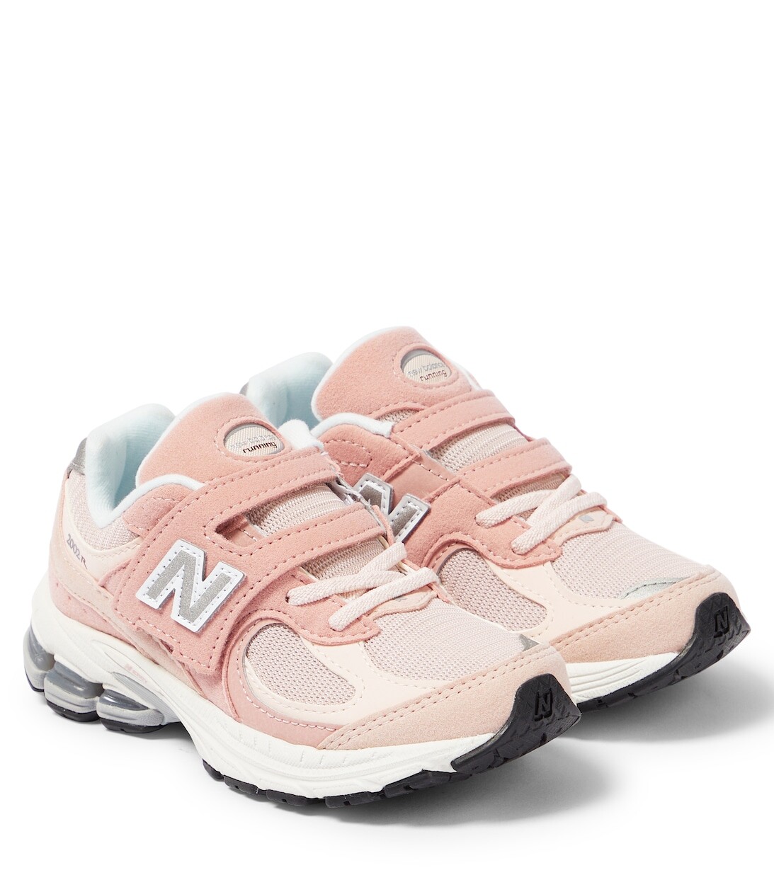 

Замшевые кроссовки 2002-го года New Balance, розовый