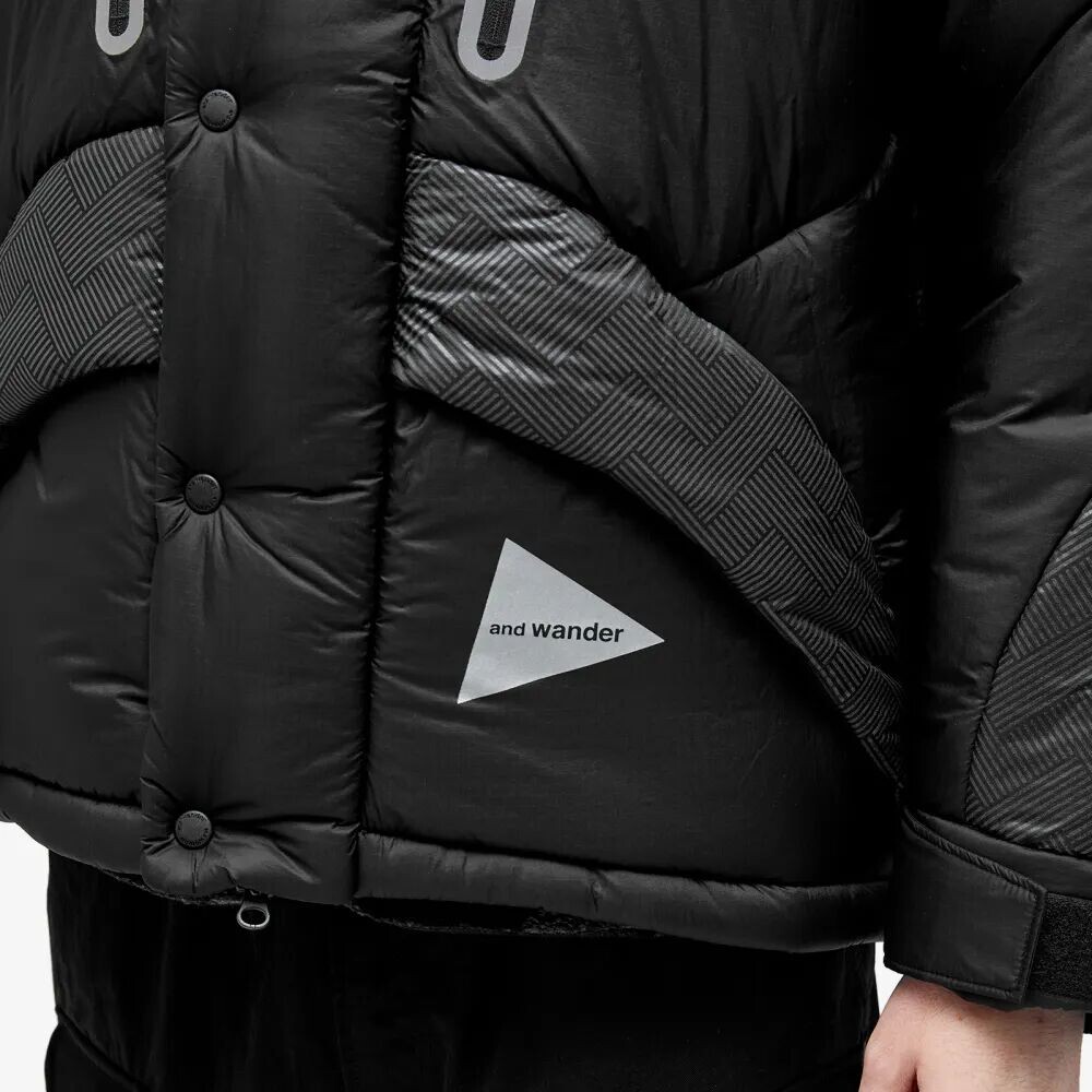 

And Wander Primaloft ripstop jacket, черный