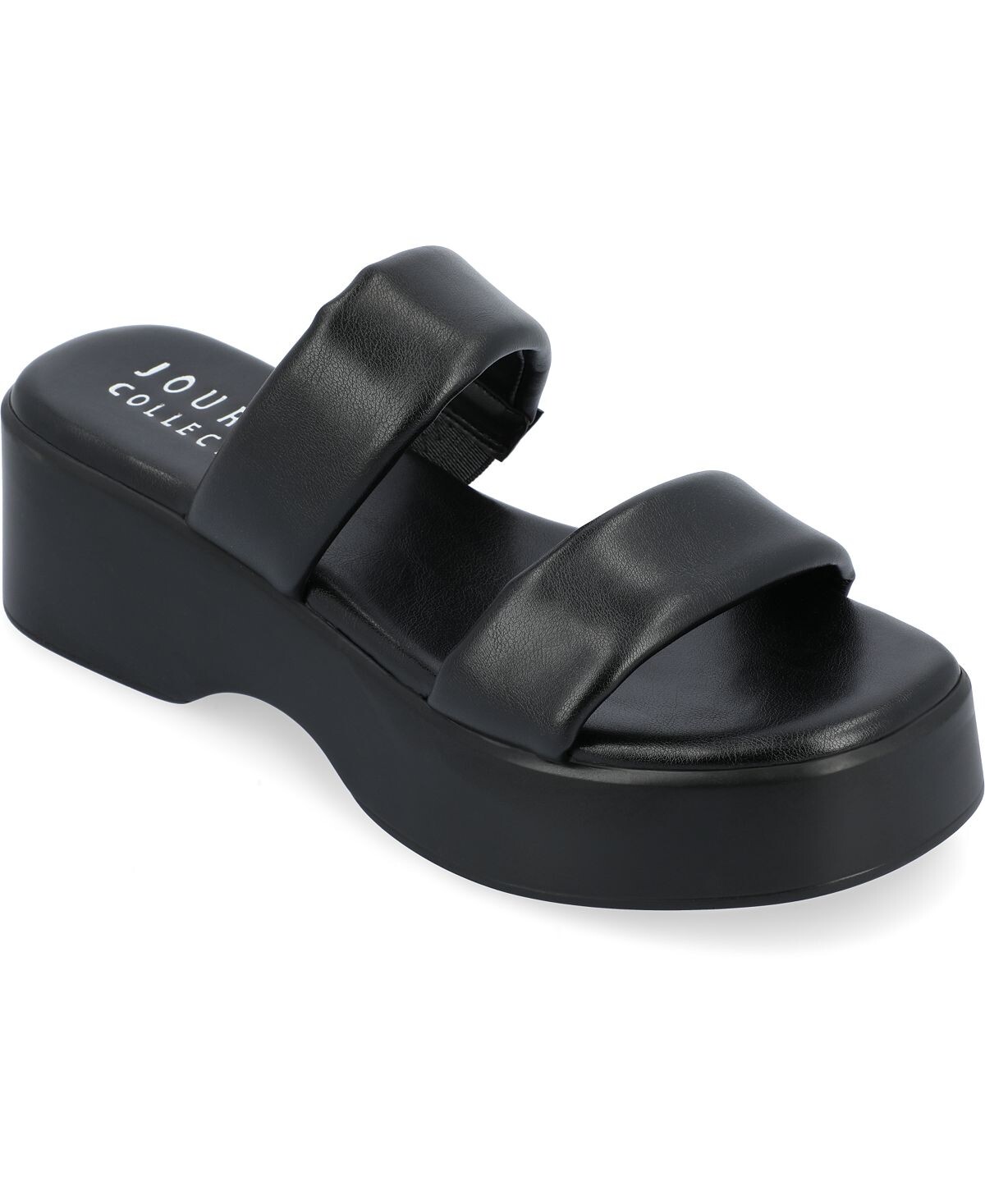

Женские сандалии на платформе Veradie Journee Collection, черный